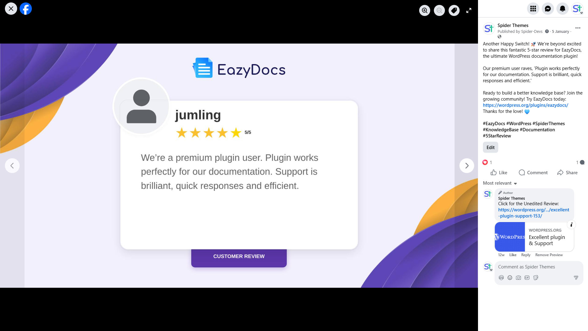 Automated Review Collection & AI-Powered Testimonial Social Posting System screenshot 1