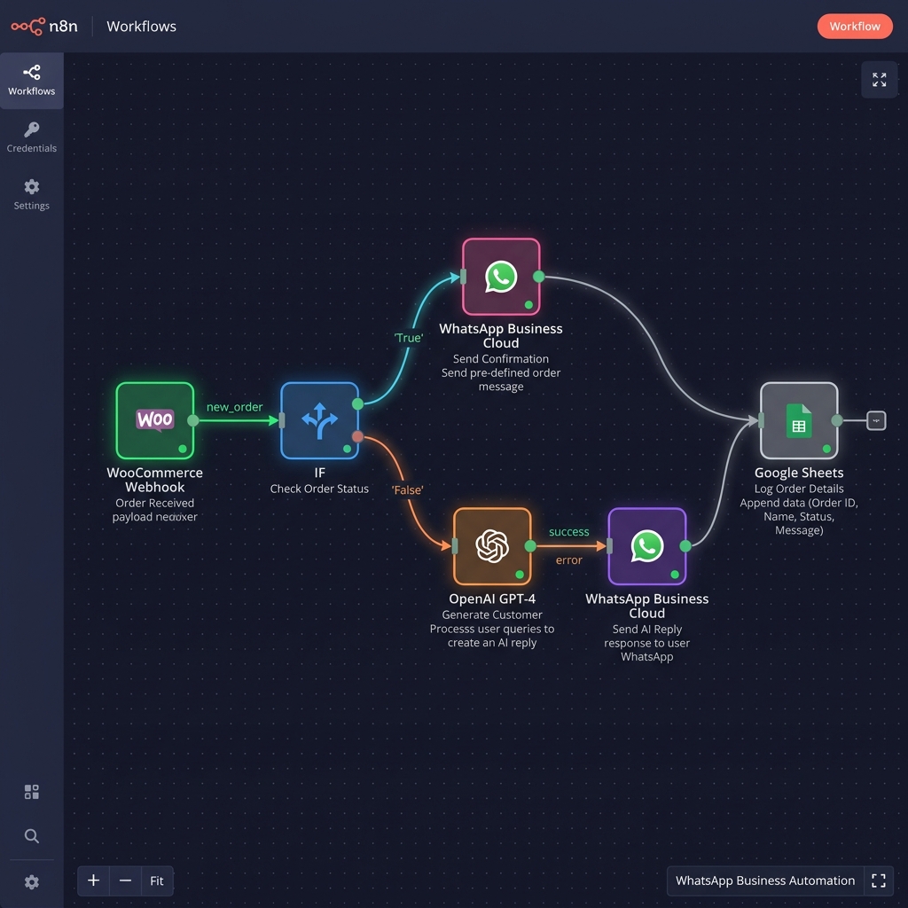 WhatsApp Business Automation with n8n
